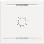 AXOLUTE MYHOME - KLAWISZ ''ŚWIATŁO'' 2M BIAŁY, HD4911M2BA, Bticino