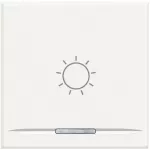 AXOLUTE MYHOME - KLAWISZ ''ŚWIATŁO'' 2M BIAŁY, HD4915M2BA, Bticino