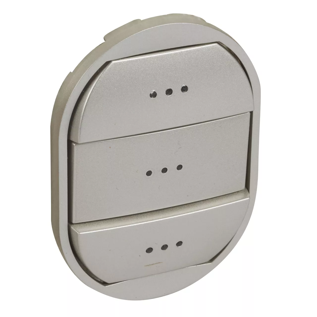 CELIANE - KLAWISZ POTRÓJNY PODŚWIETLANY TYTANOWY, Legrand