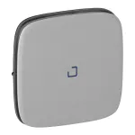 VALENA ALLURE - KLAWISZ ALUMINIUM ŁĄCZNIKA JEDNOBIEGUNOWEGO ZE WSKAŹNIKIEM LED, Legrand