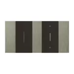 LIVING NOW - KLAWISZ - 2 MODUŁY - CZERŃ, Bticino