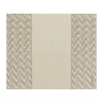 LIVING NOW - KLAWISZ - 2 MODUŁY - PIASKOWY BEŻ, Bticino