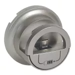 CELIANE - Plakietka do gniazd zasilających 2 x USB 230 V~ / 5 V- tytanowa, Legrand
