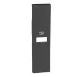 LIVING NOW - PLAKIETKA DO GNIAZDA 1XUSB C 1MODUŁ CZARNA, Bticino