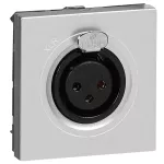 MOSAIC GNIAZDO AUDIO XLR-3 - 2 MODUŁY ALUMINIUM ŻEŃSKIE NEUTRIK, Legrand