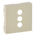 VALENA LIFE PLAKIETKA GNIAZDA 3 x RCA KREMOWA, Legrand