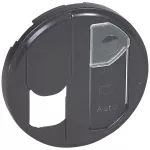 CELIANE - Plakietka do gniazd multimedialnych 1 x RJ 45 - STP kat. 6 z oznacznikiem grafitowa, Legrand