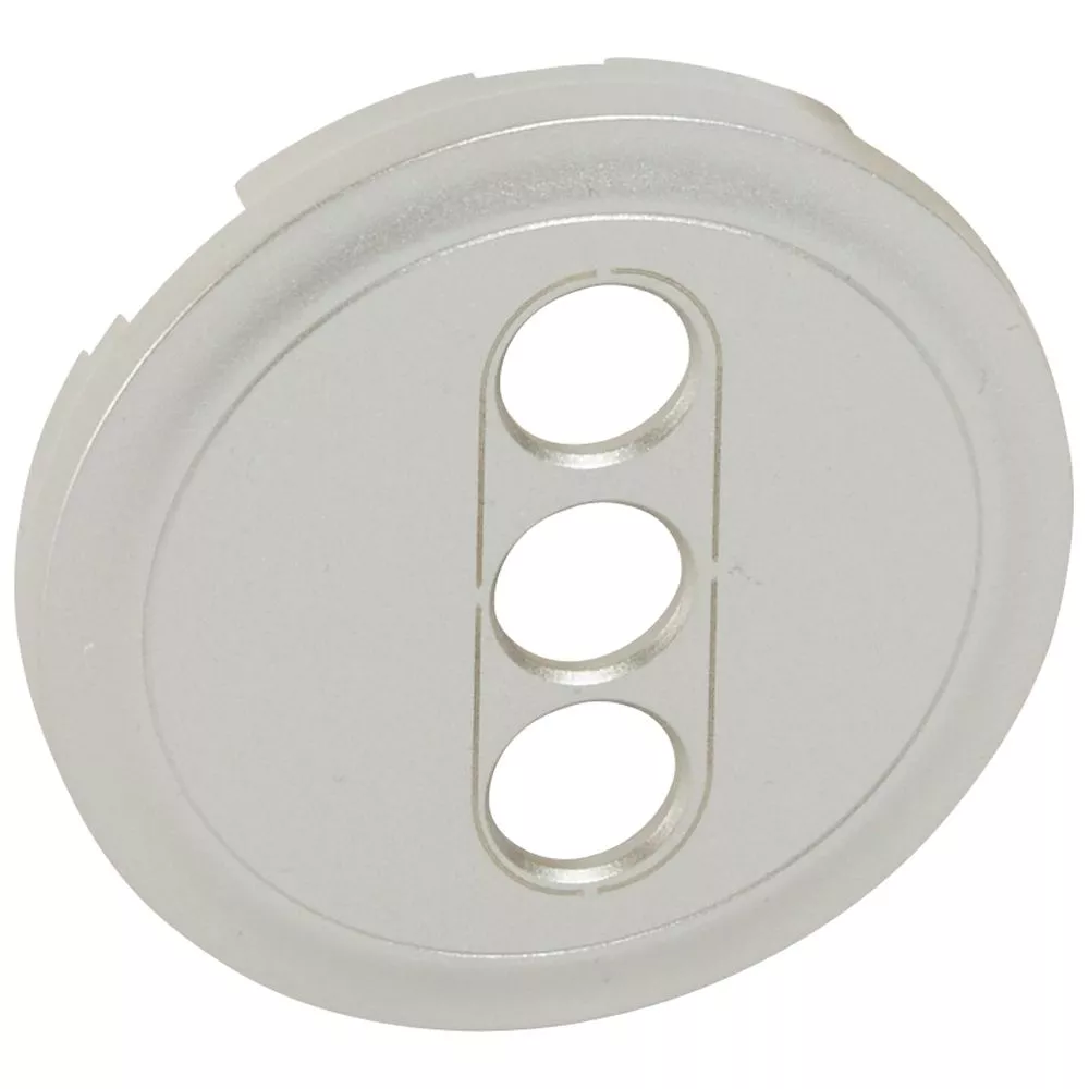 CELIANE - PLAKIETKA GNIAZD 3XRCA/YUV/S-V TYTANOWA, Legrand