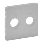 VALENA LIFE PLAKIETKA GNIAZDA TV-SAT ALUMINIUM, Legrand