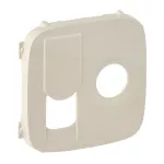 VALENA ALLURE - PLAKIETKA KREMOWA GNIAZDA TV + RJ 45, Legrand