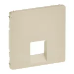 VALENA LIFE PLAKIETKA GNIAZDA 1 x RJ 45 kat. 6A UTP KREMOWA, Legrand