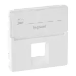 VALENA LIFE PLAKIETKA Z ETYKIETĄ GNIAZDA 1 x RJ 45 kat. 6A UTP BIAŁA, Legrand