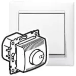 VALENA ŚCIEMNIACZ OBROTOWY 1000W BIAŁY, Legrand