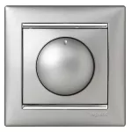 VALENA ŚCIEMNIACZ OBOROTWY 400W ALUMINIUM, Legrand