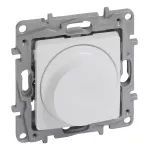 NILOE SELECTION - ŚCIEMNIACZ OBROTOWY 300 W - 2 PRZEWODOWY (DO OBCIĄŻEŃ RLC ORAZ DO LAMP LED) PERŁA, Legrand