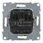 SUNO - Ściemniacz obrotowy - 240 V~ - 50 Hz - 5 - 75 W ( 10 lamp maks.) dla lamp LED z opcją ściemniania - bez zacisku neutralnego, Aluminium, Legrand