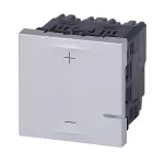 MOSAIC - ŚCIEMNIACZ UNIWERSALNY BEZ ZACISKU NEUTRALNEGO 125 VA LED ALUMINIUM, Legrand