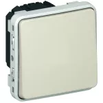 PLEXO55 PRZYCISK PRZEŁĄCZNY BIAŁY/ ECRU 10A-250V~, Legrand