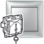 VALENA PRZYCISK JEDNOBIEGUNOWY Z CIĘGNEM 10A-250V~ ALUMINIUM, Legrand