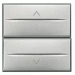 AXOLUTE - PRZEŁĄCZNIK 1-0-2 2 MODUŁY AXIAL ALUMINIUM, Bticino