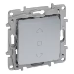 NILOE SELECTION - ŁĄCZNIK DO BEZPOŚRENIEGO STEROWANIA ROLETAMI 10 AX ALUMINIUM, Legrand