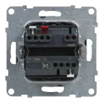 SUNO - Łącznik rolet - 6 AX - 250 V~ - 3 pozycyjny: góra, dół, stop - bezpośrednie sterowanie roletami, Aluminium, Legrand