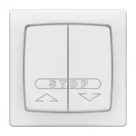 OTEO - PRZYCISK STEROWANIA ROLETAMI (BLOKADA ELEKTRYCZNA) BIAŁY 6A-250V~, Legrand