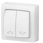 OTEO - ŁĄCZNIK STEROWANIA ROLETAMI (BLOKADA MECHANICZNA) BIAŁY 6AX-250V~, Legrand