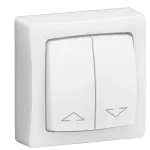 OTEO - ŁĄCZNIK STEROWANIA ROLETAMI (BLOKADA MECHANICZNA) BIAŁY 6AX-250V~, Legrand