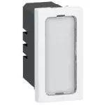 MOSAIC LAMPA SYGNALIZACYJNA POJEDYNCZA PŁASKA - 1 MODUŁ ANTYBAKTERYJNA 1W 230V~, Legrand