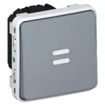 PLEXO55 ŁĄCZNIK CZASOWY PODŚWIETLANY SZARY 230V~, Legrand