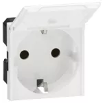 M45:GN. SCHUKO 2P+Z Z KLAPKA, Legrand
