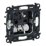 VALENA ALLURE - GNIAZDO SCHUKO 2P+Z Z PRZESŁONĄ ZACISKI AUTOMATYCZNE SPRĘŻYNOWE, Legrand