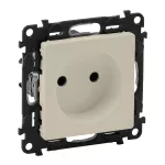 VALENA LIFE GNIAZDO 2 P Z PRZESŁONĄ KREMOWE 16 A – 250 V~ , Legrand