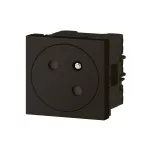 M45:GN 2P+Z 2M CZARNY MAT PŁAS, Legrand
