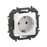 NOWE NILOE - GNIAZDO SCHUKO 2P+Z ZACISKI ŚRUBOWE 16A - 250 V~ BIAŁE