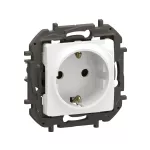 NOWE NILOE - GNIAZDO SCHUKO 2P+Z Z PRZESŁONĄ ZACISKI ŚRUBOWE 16A - 250V~ BIAŁE