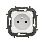 NOWE NILOE - GNIAZDO 2P+Z ZACISKI ŚRUBOWE 16 A - 250 V~ BIAŁE