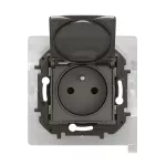 NOWE NILOE - GN 2P+Z Z PRZESŁONĄ IP44 ZACISKI AUTOMATYCZNE 16A-250V~ STALOWE