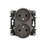 NOWE NILOE - GN. 2X2P+Z ZP, DO RAMEK WIELOKROTNYCH, ZAC. ŚR 16A - 250 V~ STALOWE