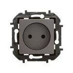 NOWE NILOE - GNIAZDO SCHUKO 2P Z PRZESŁONĄ, ZACISKI ŚRUBOWE 16A -250V~ STALOWE