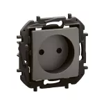 NOWE NILOE - GNIAZDO SCHUKO 2P Z PRZESŁONĄ, ZACISKI ŚRUBOWE 16A -250V~ STALOWE