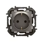 NOWE NILOE - GN SCHUKO 2P+Z PRZESŁONA ZACISKI AUTOMATYCZNE 16A - 250V~ STALOWE