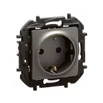 NOWE NILOE - GN SCHUKO 2P+Z PRZESŁONA ZACISKI AUTOMATYCZNE 16A - 250V~ STALOWE