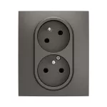 NOWE NILOE - GN 2X2P+Z CZESKIE BEZ PRZEESŁONY ZACISKI ŚRUBOWE 16A-250V~ STALOWE