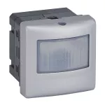 MOSAIC - ŁĄCZNIK AUTOMATYCZNY Z ZACISKIEM NEUTRALNYM 500 VA LED ALUMINIUM, Legrand