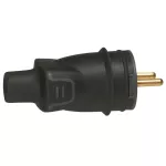 WTYCZKA GUMOWA 2P+Z - 16 A - IP44 - IK08 - ZACISKI ŚRUBOWE, Legrand