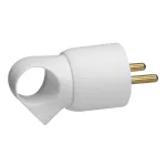 WTYCZKA 2P+Z - 16 A - PLASTIKOWA - BIAŁA - Z PIERŚCIENIEM, Legrand
