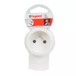 PRZEDŁUŻACZ (GNIAZDO PRZENOŚNE) 1X2P+Z - BEZ PRZEWODU, Legrand