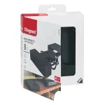 PRZEDŁUŻACZ DO KĄCIKA TV, 4X2P+Z + 4X2P, Z OGRANICZNIKIEM PRZEPIĘĆ, Z PRZEWODEM 2.0 METRA 3X1.5 MM2 - CZARNY, Legrand